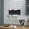 Flash Furniture Daly Wall Mounted 24in Solid Pine Wood Storage Rack with Upper Shelf and 5 Hooks HGWA-CR-5-BLKWSH-GG - alternate 2